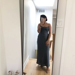 Park & Fifth Charcoal Gray Wedding Dress